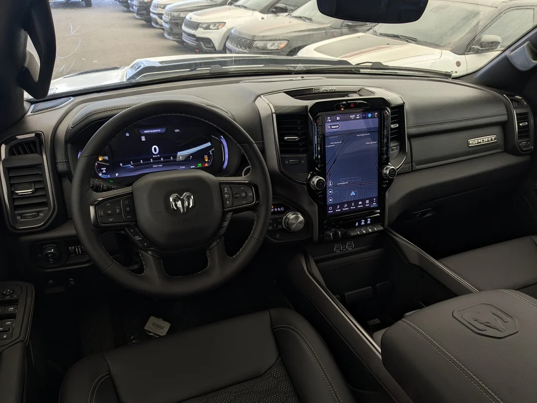 New 2026 White RAM Sport - - Sport Level 1 Equip Grp - Night Edition - 19-Spkr H/K Sound - 14.4 Uconnect Nav & More! image 27