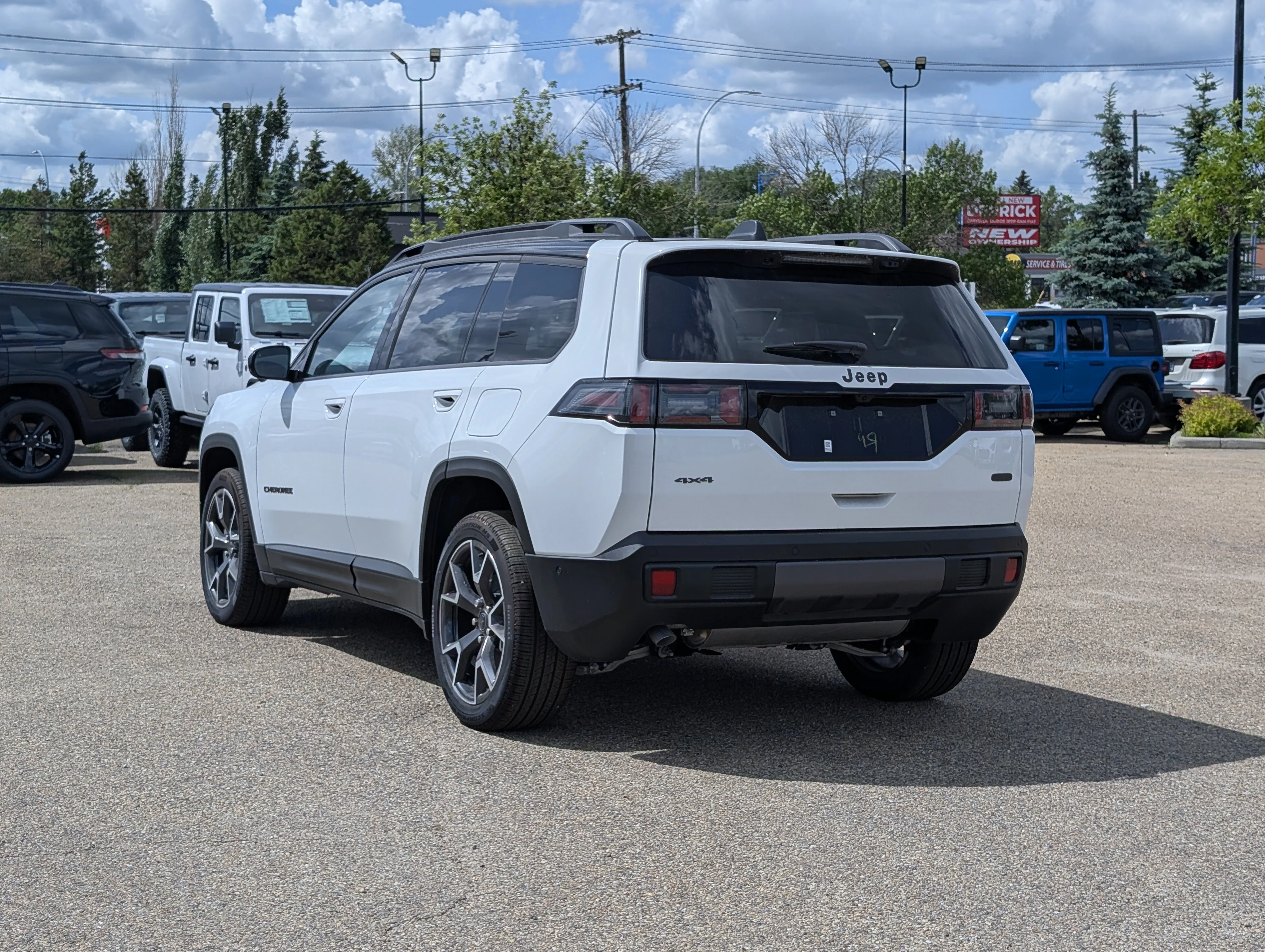 New 2026 Bright White Jeep Overland image 4
