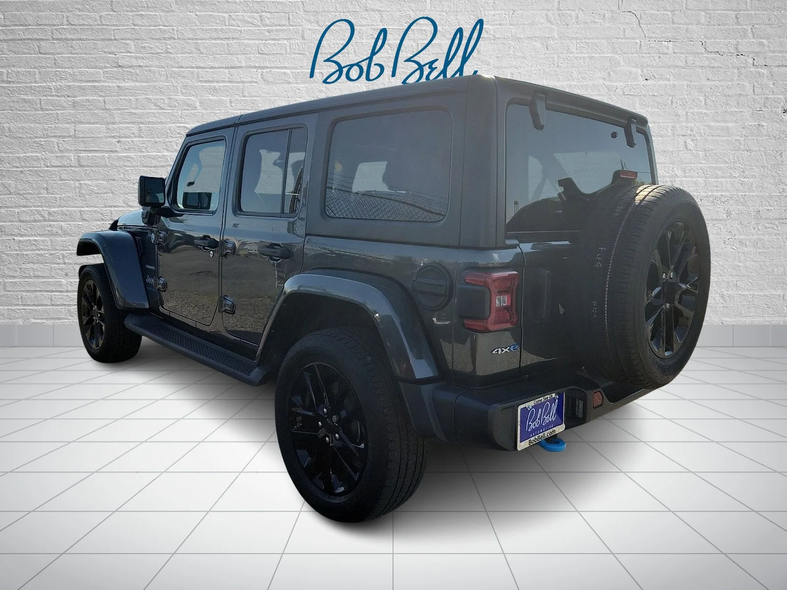 Used 2023 Gray Jeep Sahara 4xe image 4