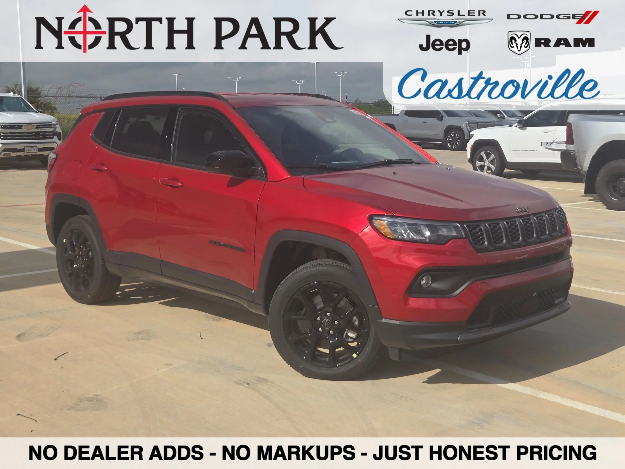New 2026 Red Hot Pearl-Coat Exterior Paint Jeep Latitude image 1