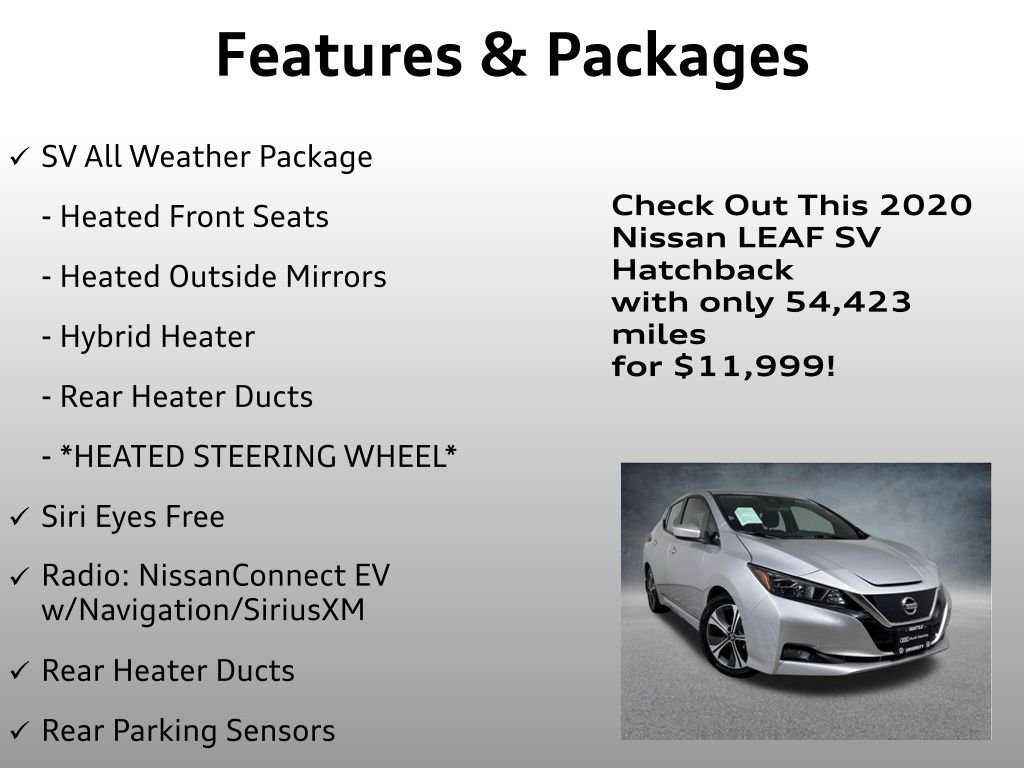 Used 2020 Brilliant Silver Metallic Nissan SV image 8