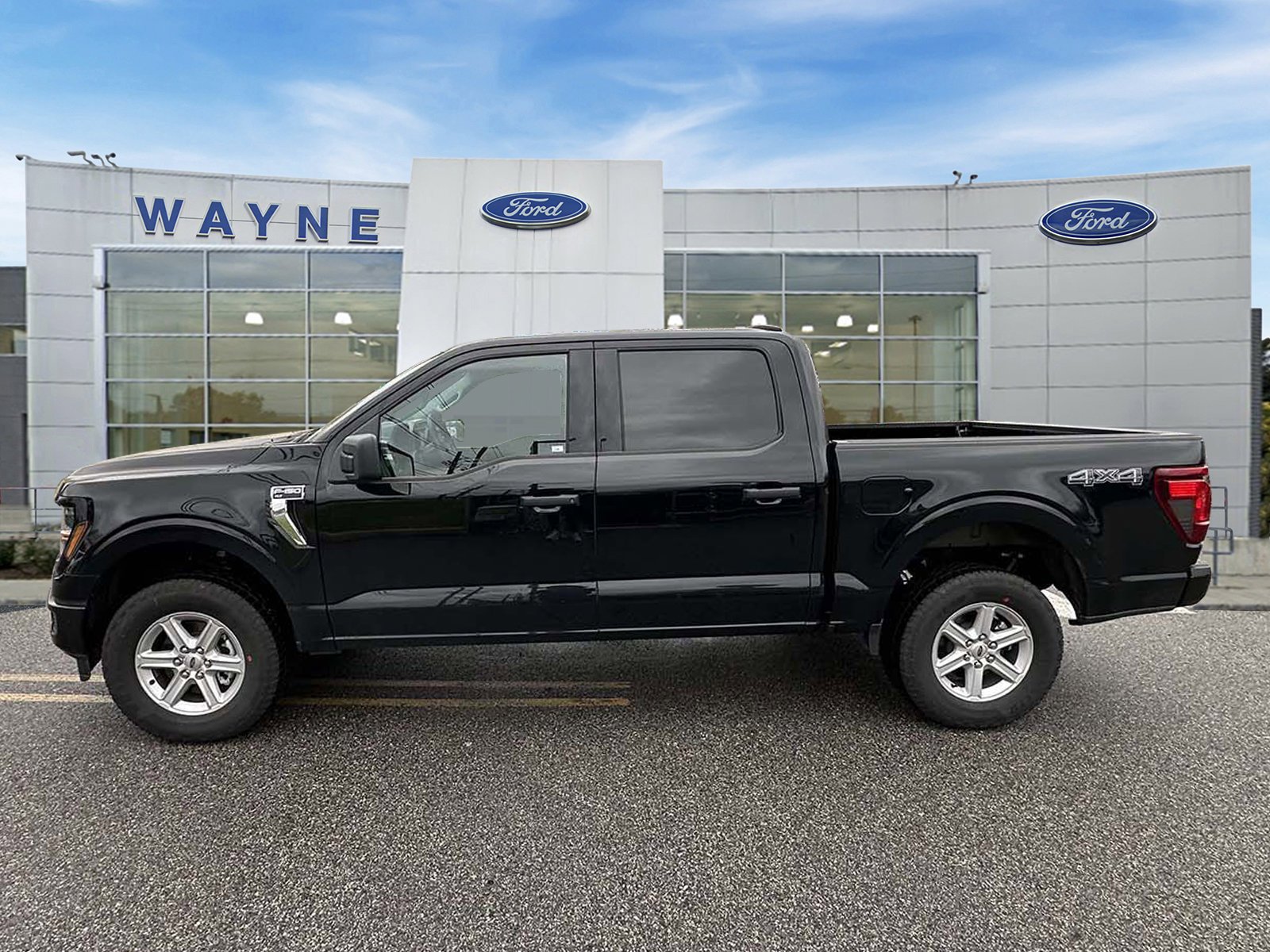 New 2026 Agate Black Metallic Ford XLT image 5
