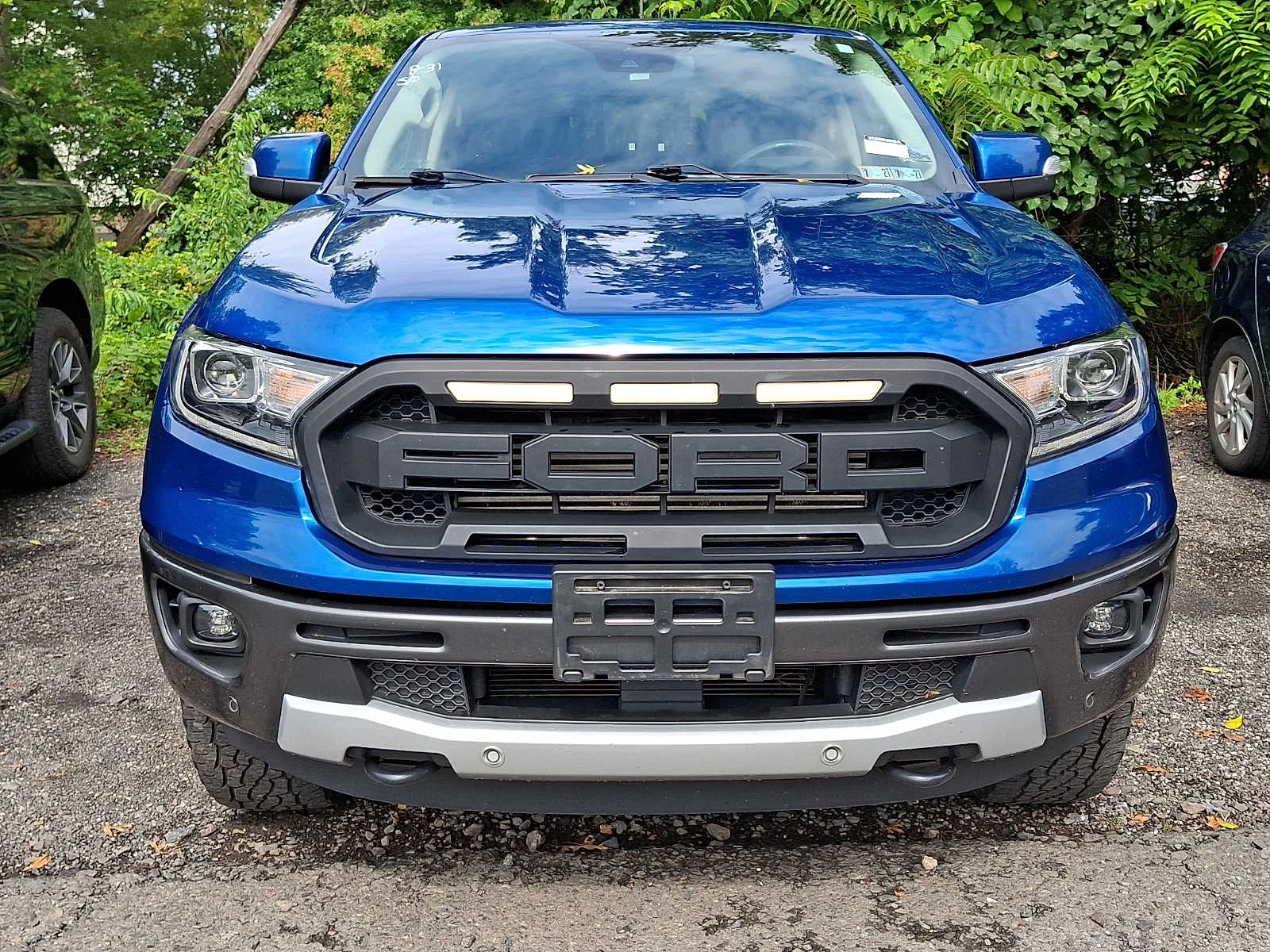 Used 2020 Lightning Blue Metallic Ford LARIAT image 2