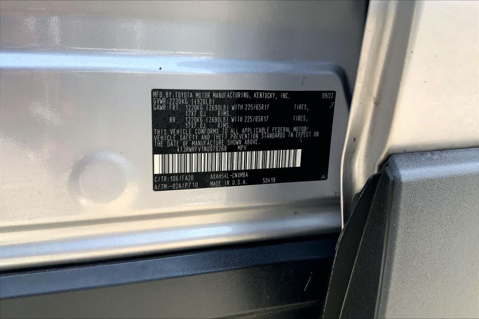 Used 2022 Silver Sky Metallic Toyota Hybrid XLE image 36