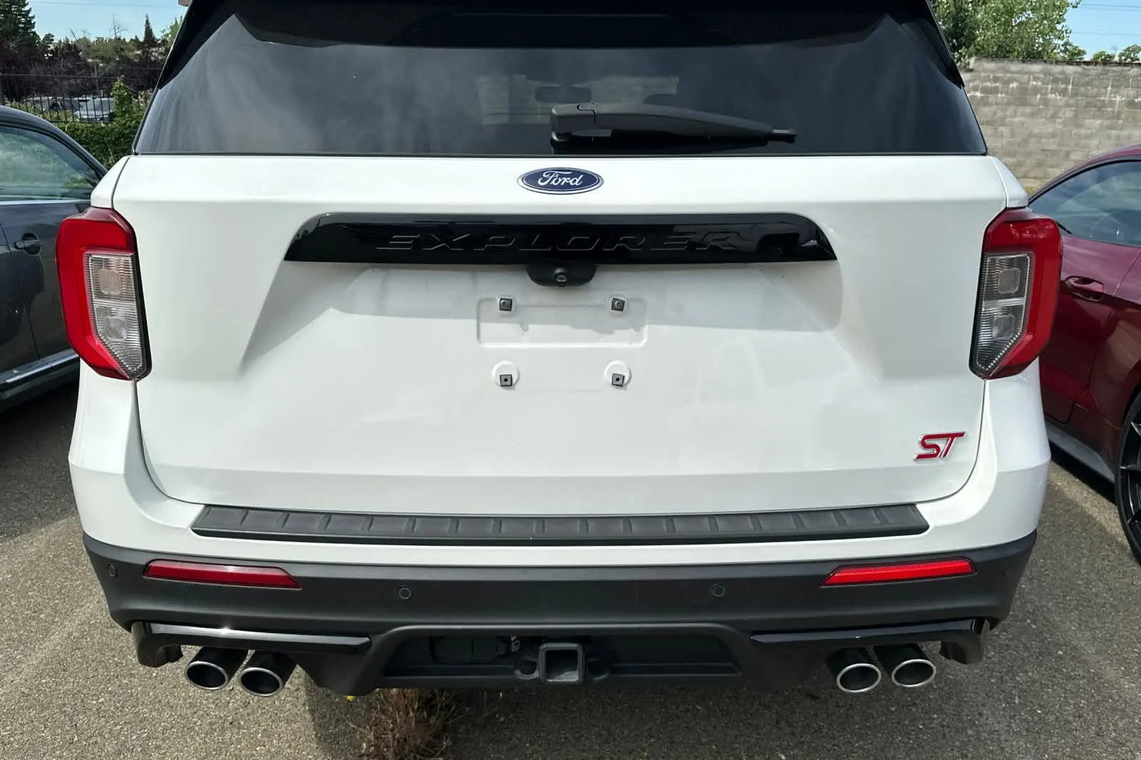 Used 2020 Star White Metallic Tri-Coat Ford ST image 16