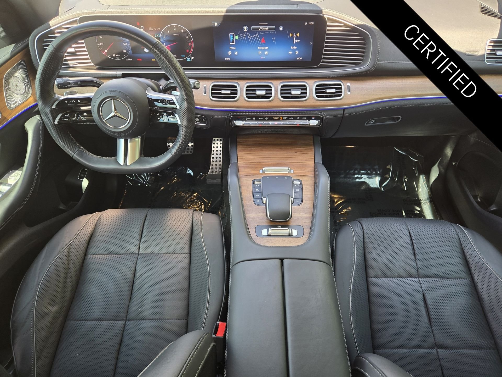 Certified Used 2024 MANUFAKTUR Alpine Gray Mercedes-Benz GLS 580 image 2