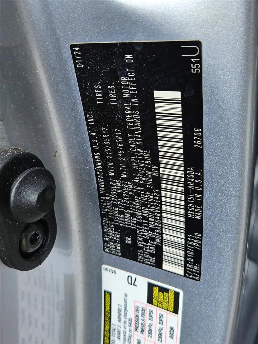 Used 2024 Sonic Silver Toyota Hybrid S image 24