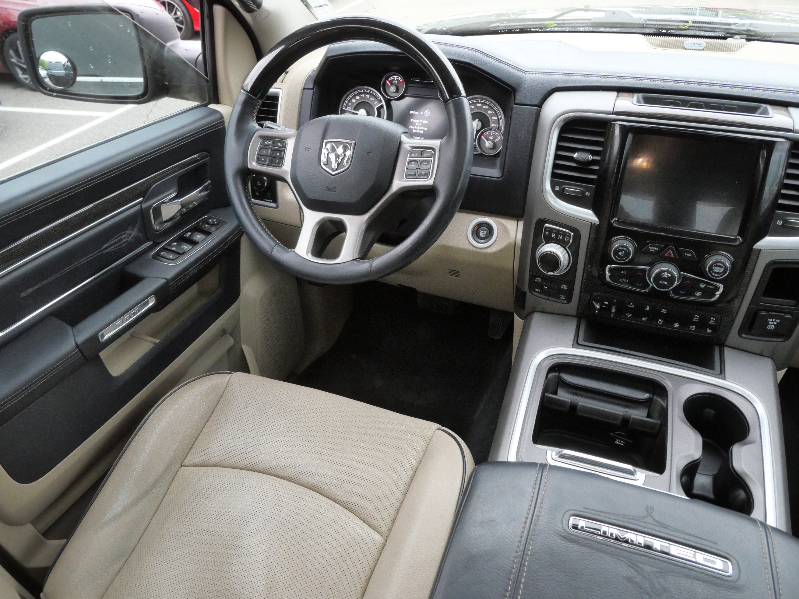 Used 2018 Brilliant Black Crystal Pearlcoat Ram Limited image 9