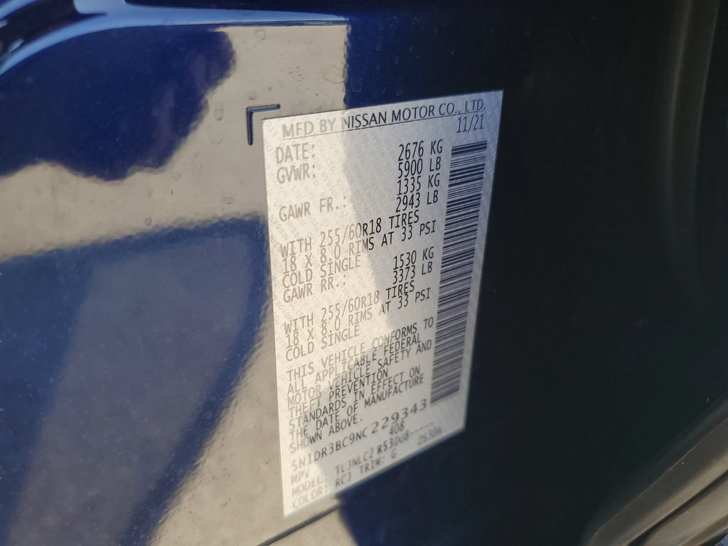 Used 2022 Blue Nissan SV 4WD image 22