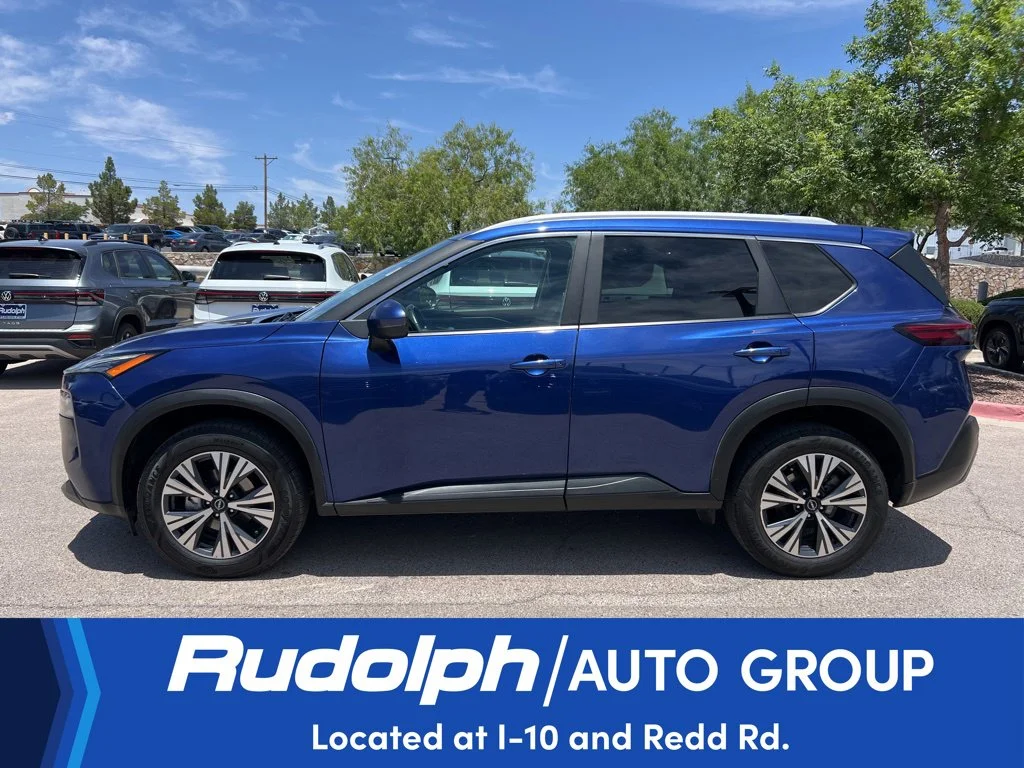 Used 2023 Caspian Blue Metallic Nissan SV image 3