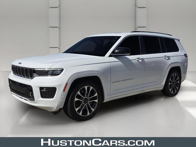 Certified Used 2021 Bright White Clearcoat JEEP OVERLAND 4X4 image 1