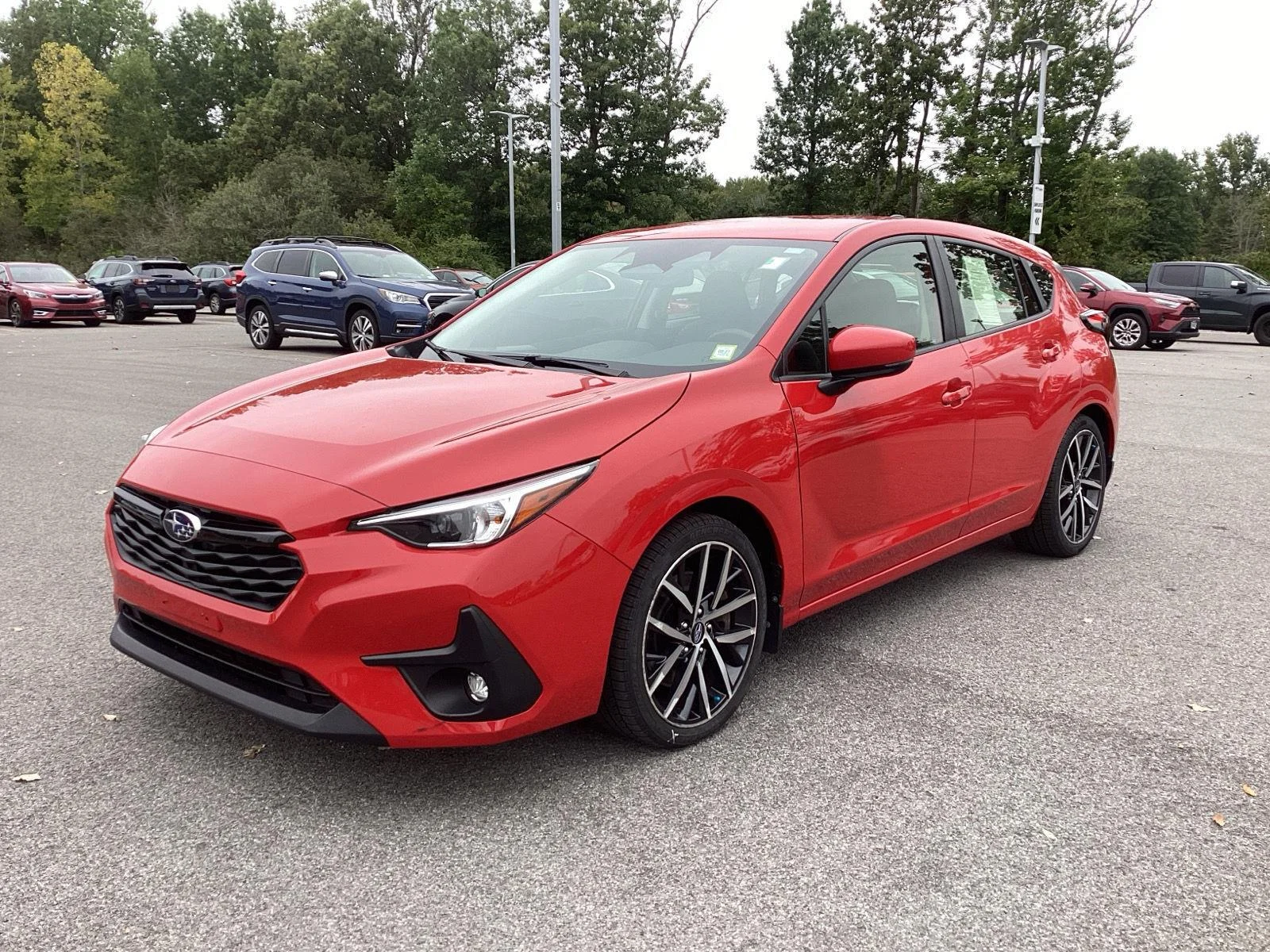 Used 2024 Pure Red Subaru Sport image 3