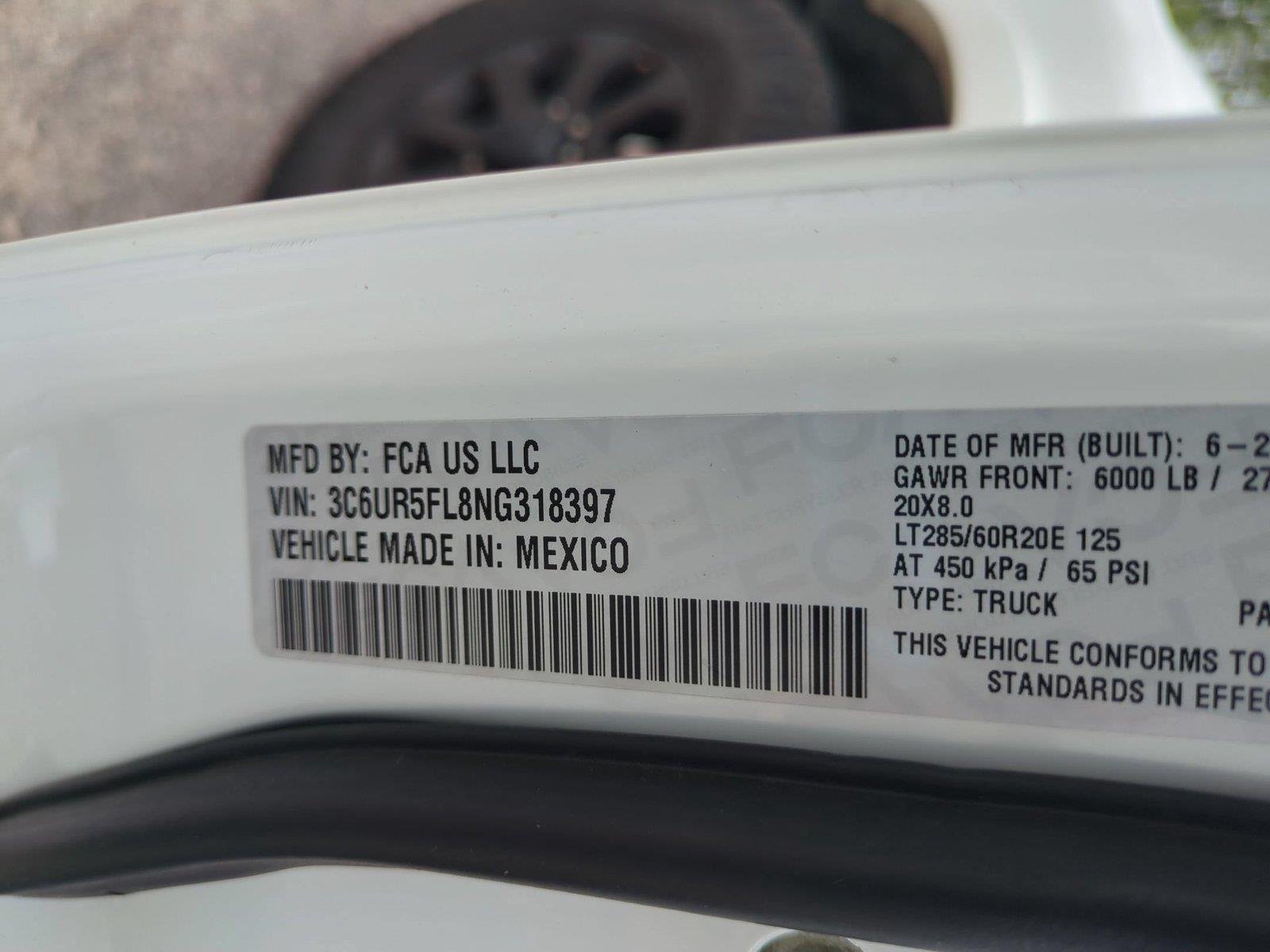 Used 2022 Bright White Clearcoat Ram Laramie image 38