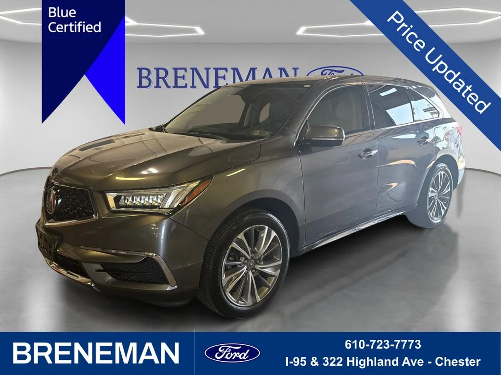 Certified Used 2018 Modern Steel Metallic Acura 3.5L image 1