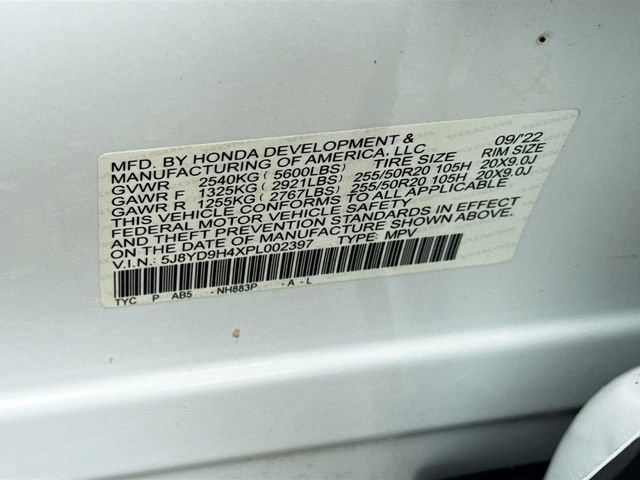 Used 2023 Platinum White Pearl Acura w/Technology Package image 45
