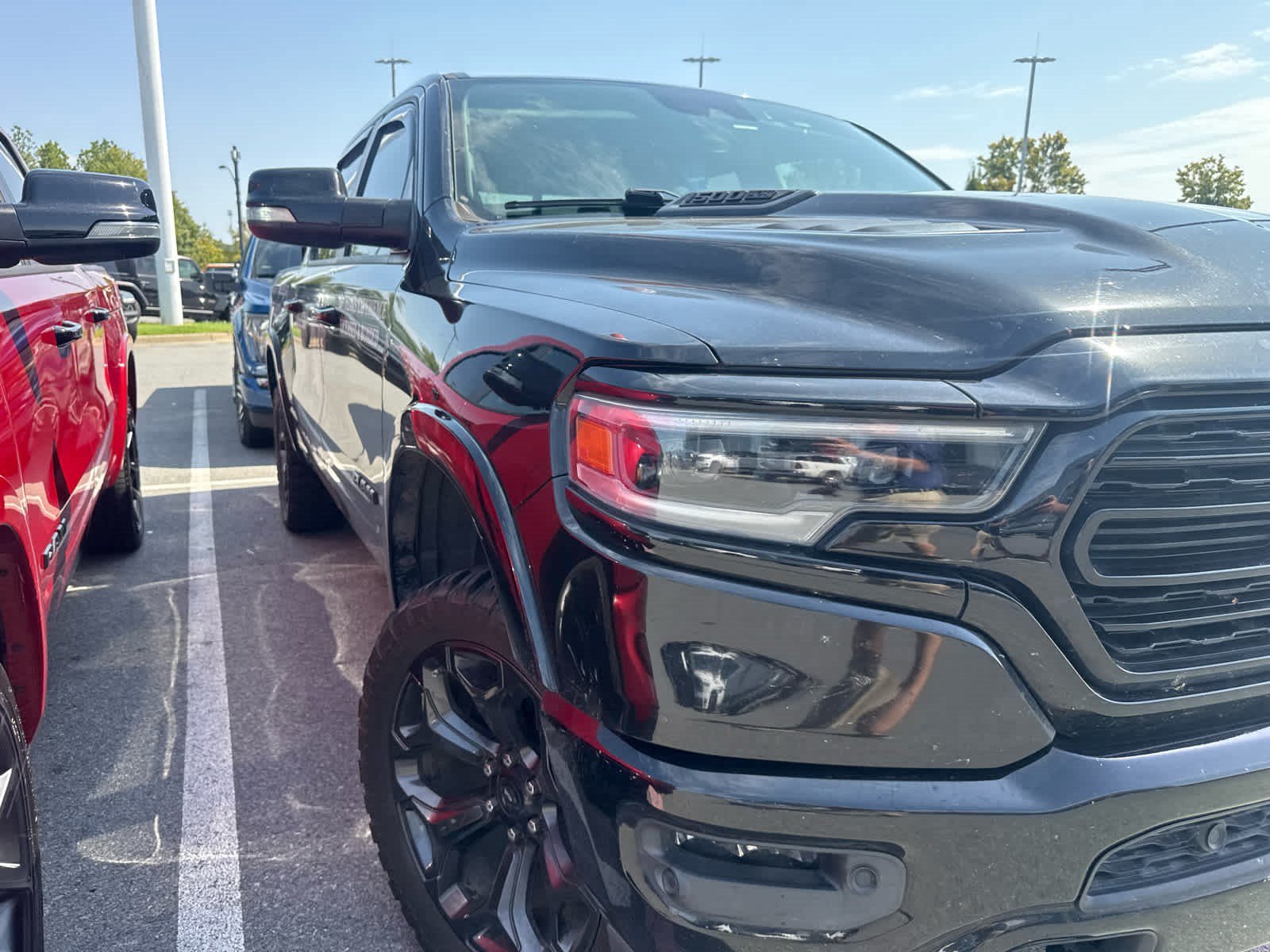 Used 2020 RAM Ram 1500 Pickup Limited with VIN 1C6SRFHT8LN394586 for sale in Little Rock