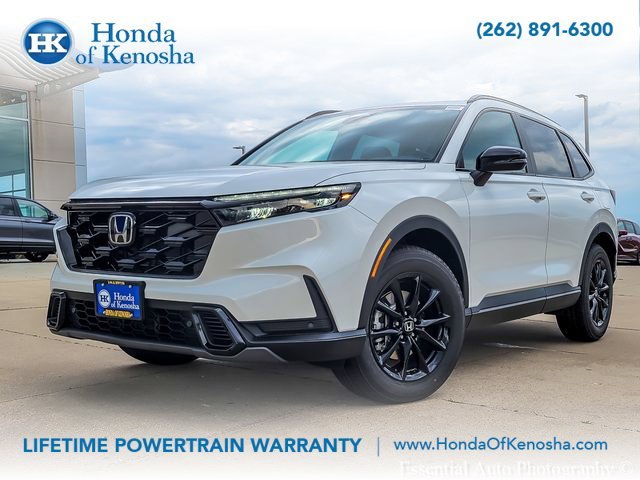 New 2027 Platinum White Pearl Honda Sport-L Hybrid AWD image 1