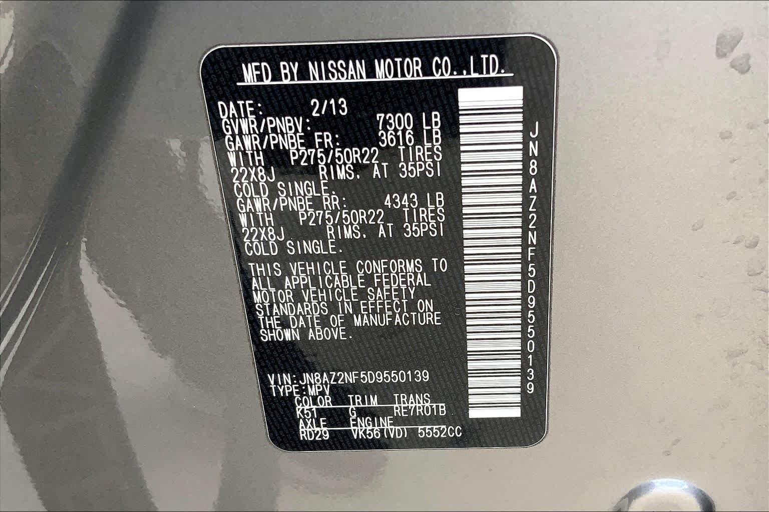 Used 2013 Platinum Graphite INFINITI  image 28