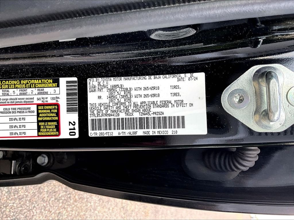 Certified Used 2024 Black Toyota TRD Sport image 9