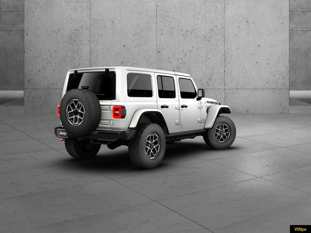 New 2026 Bright White Clear-Coat Exterior Paint Jeep Rubicon image 6
