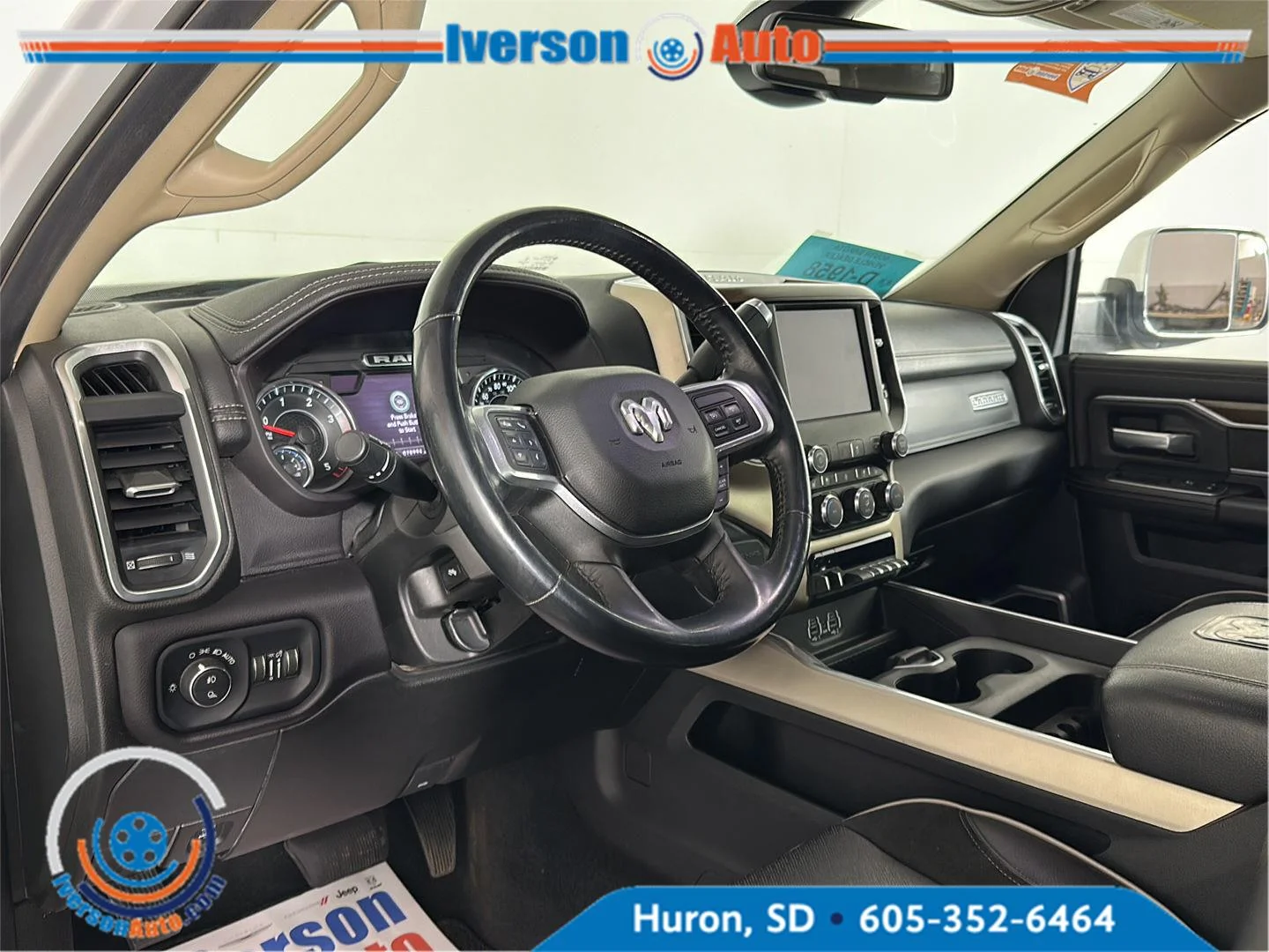 Used 2022 Bright White Clearcoat Ram Laramie image 15