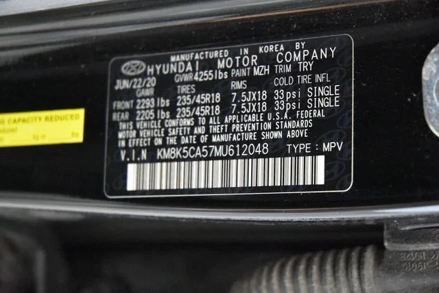 Used 2021 Black Hyundai Ultimate image 47