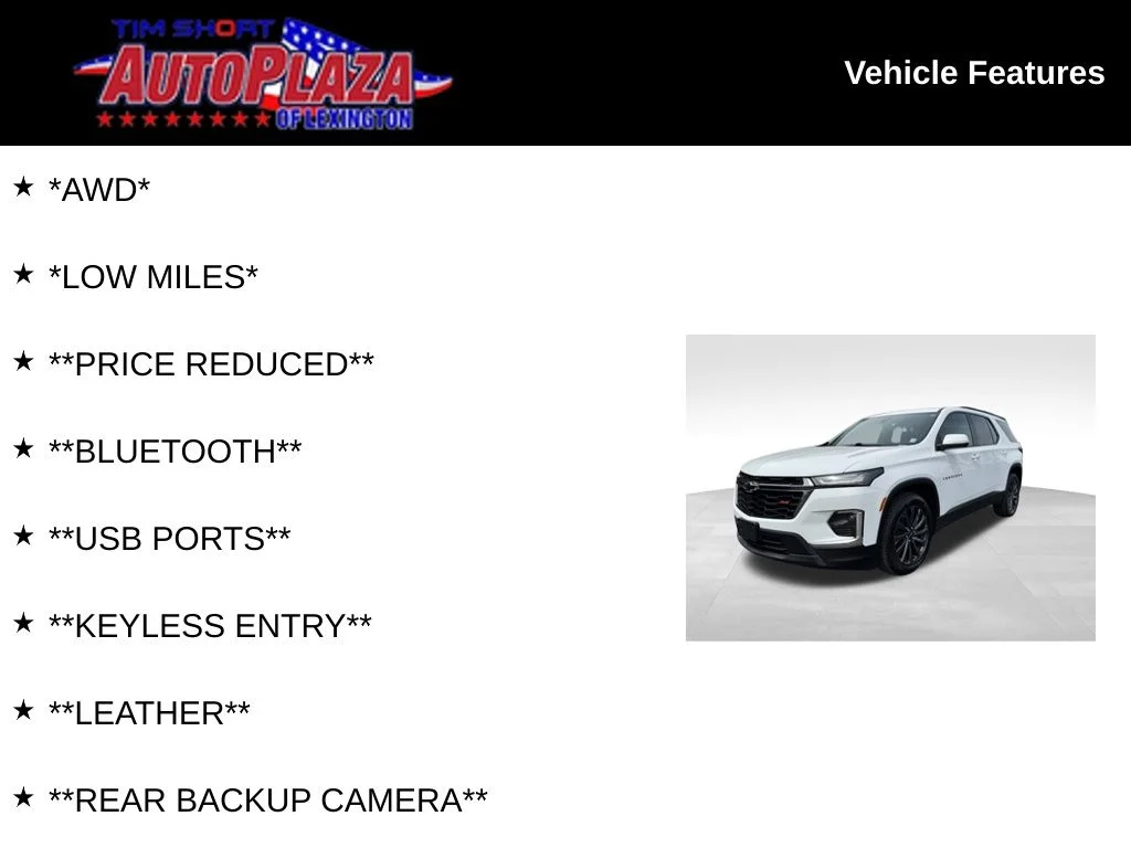 Used 2023 White Chevrolet RS image 7