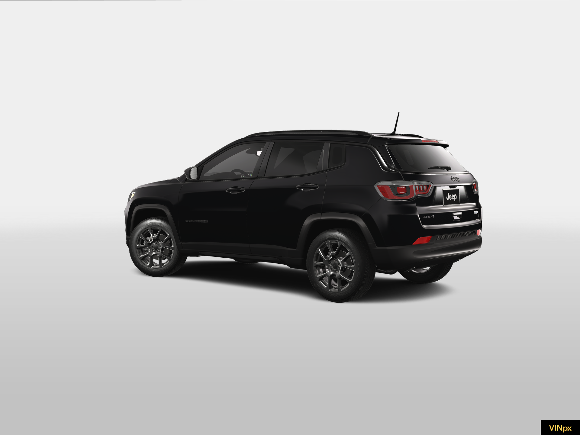 New 2026 Diamond Black Crystal Pearl-Coat Exterior Paint Jeep Latitude image 4