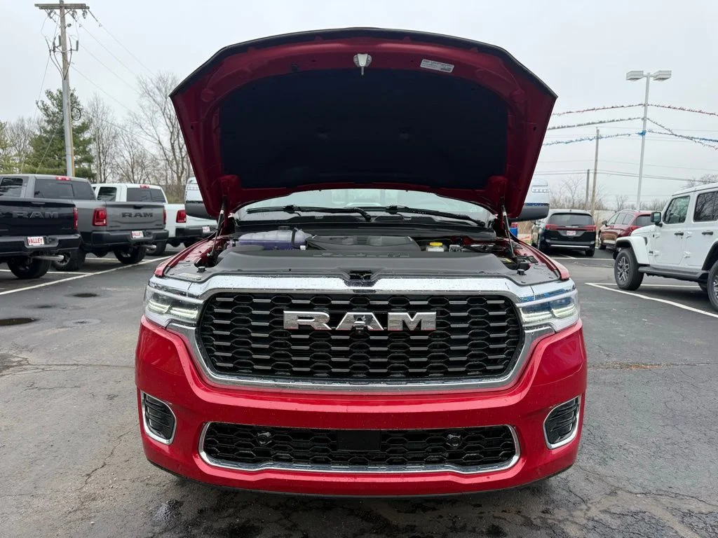 New 2026 Molten Red Pearl-Coat Exterior Paint RAM Tungsten image 73