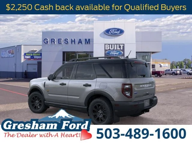New 2026 Carbonized Gray Metallic Ford Badlands image 4
