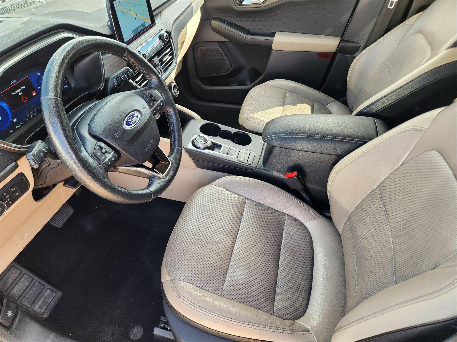 Used 2020 Star White Metallic Tri-Coat Ford Titanium image 12