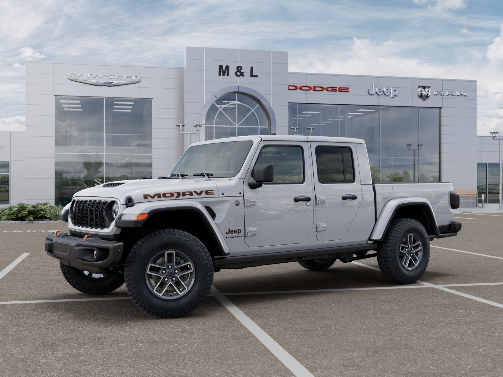 New 2026 Bright White Clear-Coat Exterior Paint Jeep Mojave X image 29