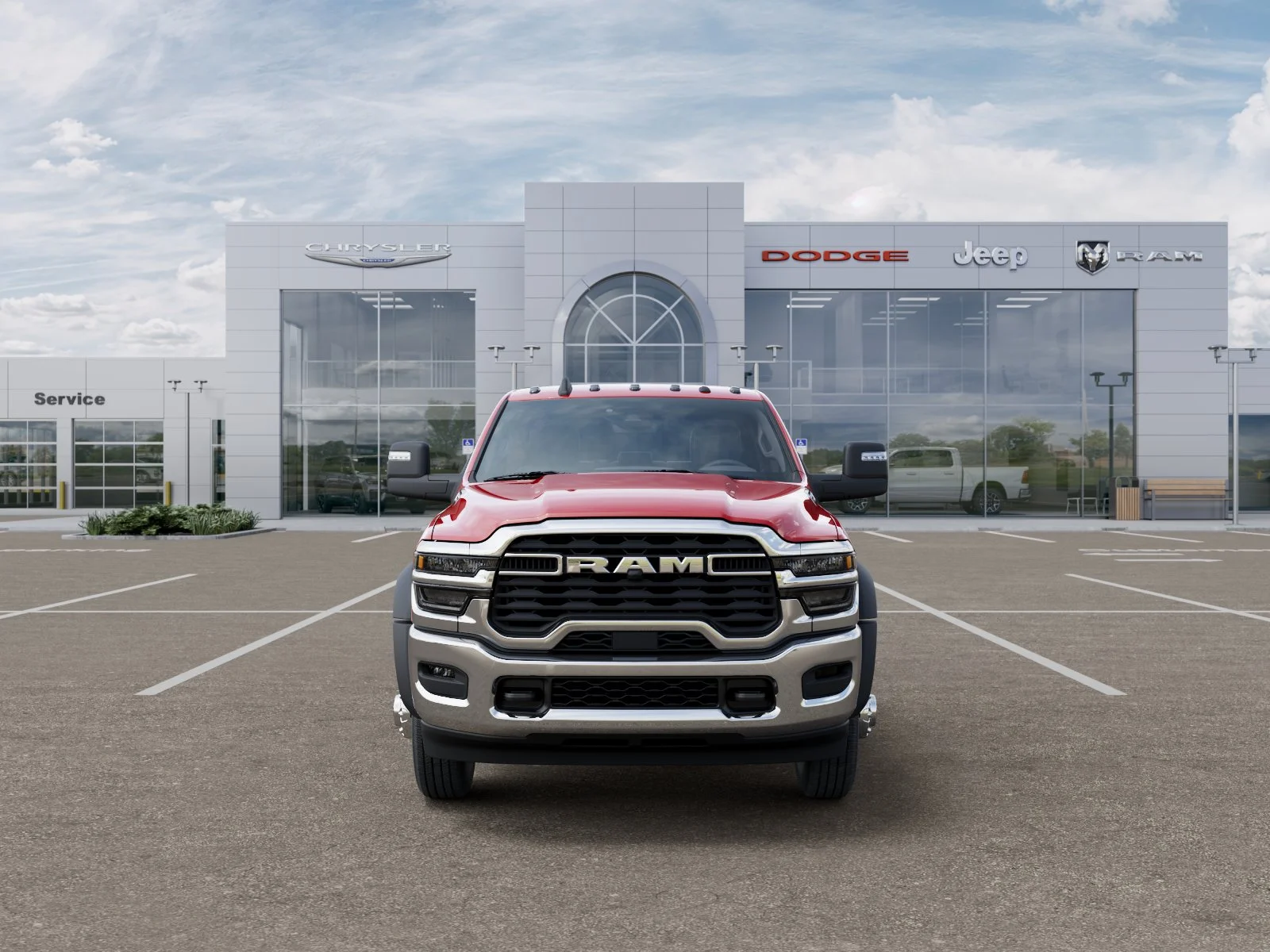 New 2026 Flame Red Clear-Coat Exterior Paint RAM Tradesman image 58