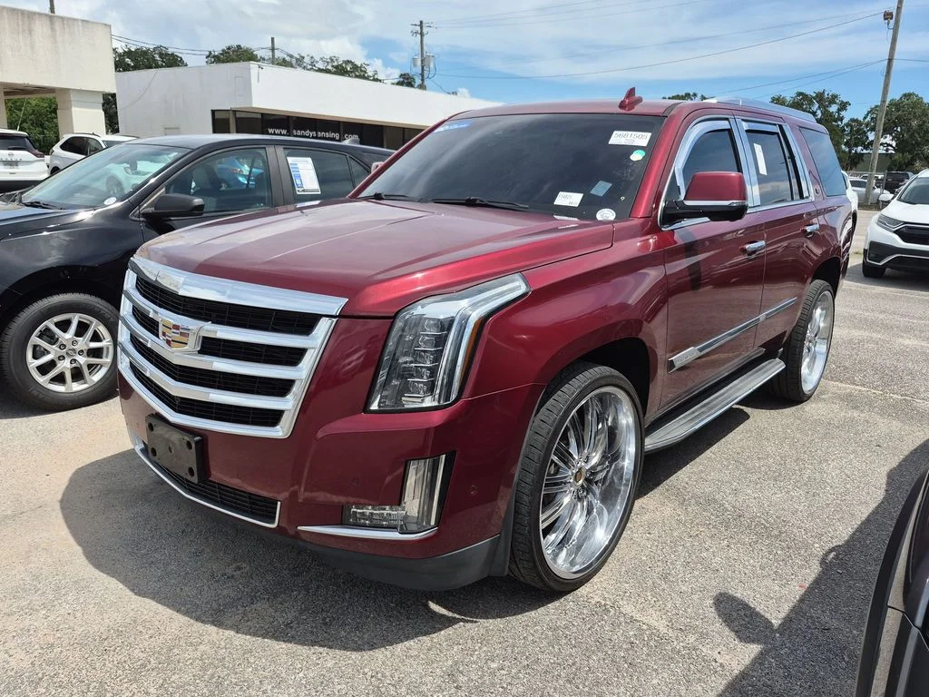 Used 2018 Red Cadillac Luxury image 1