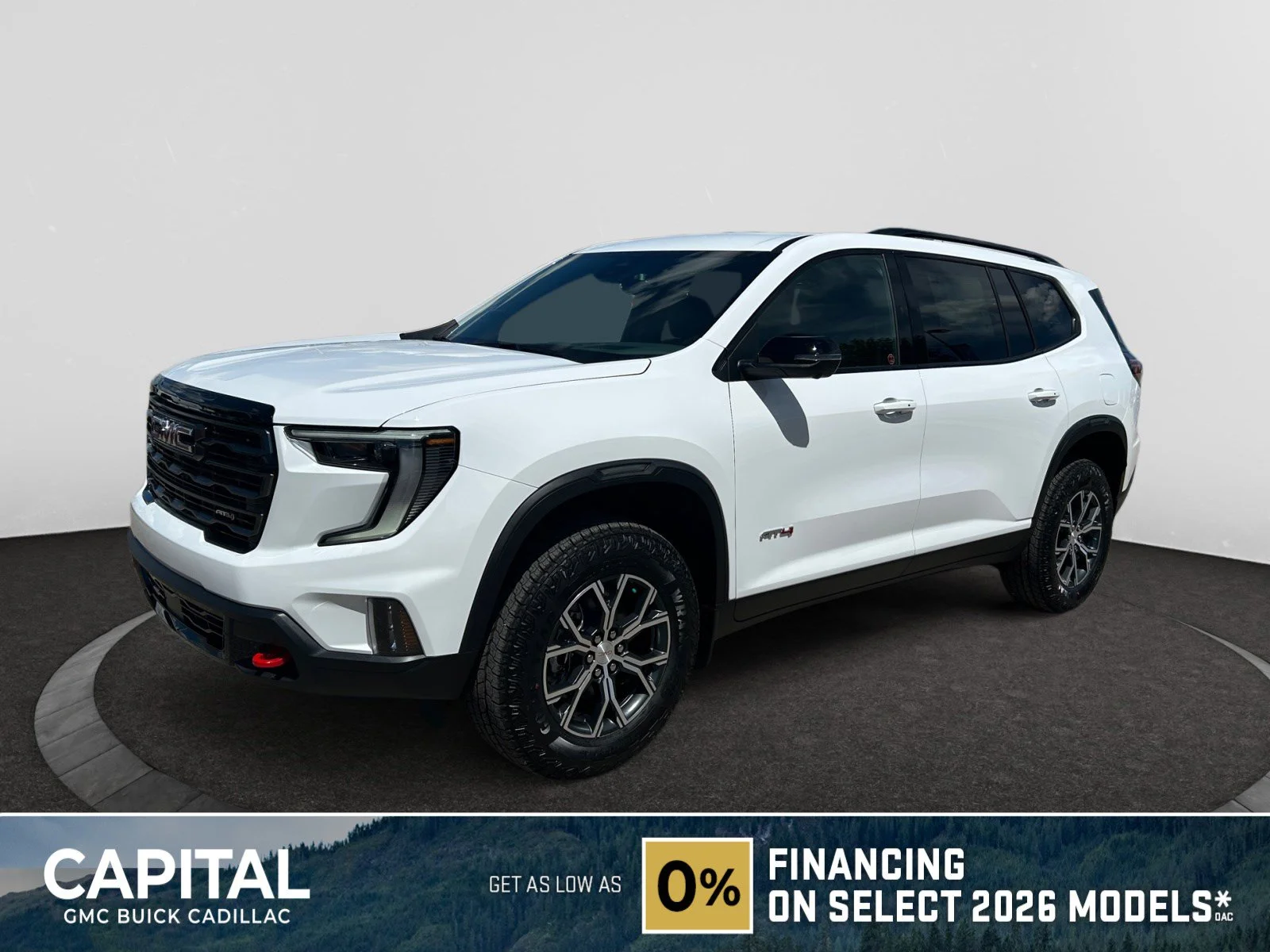 New 2026 Summit White GMC AT4 AWD image 1