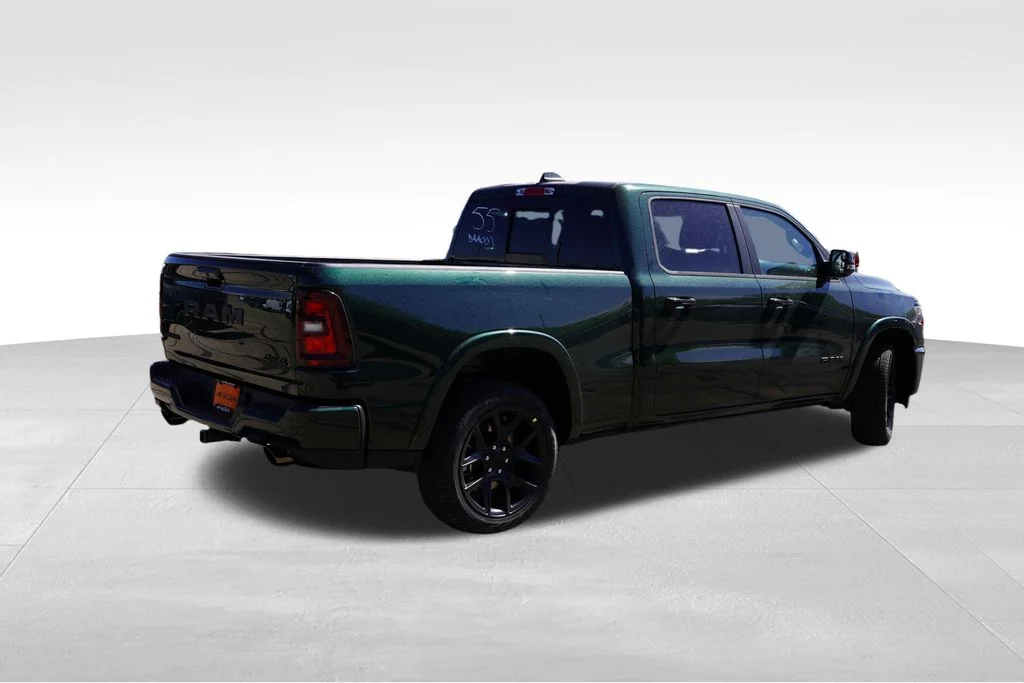 New 2026 Serrano-Green Metallic Exterior Paint RAM Laramie image 3