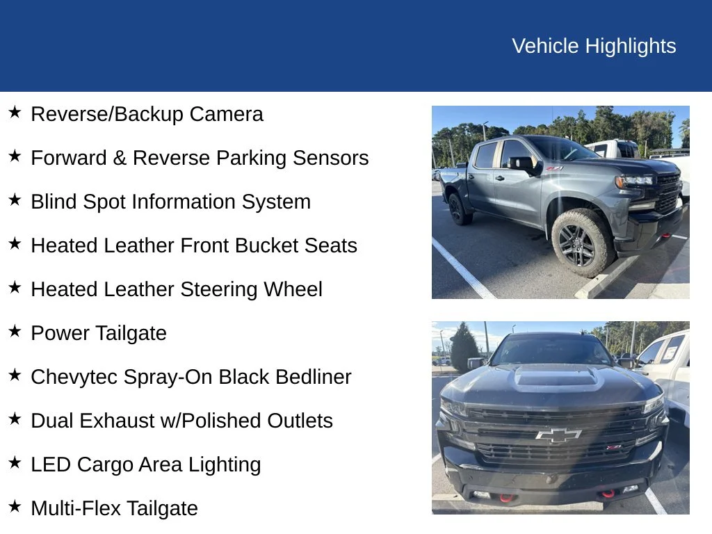 Used 2021 Gray Chevrolet LT Trail Boss image 5