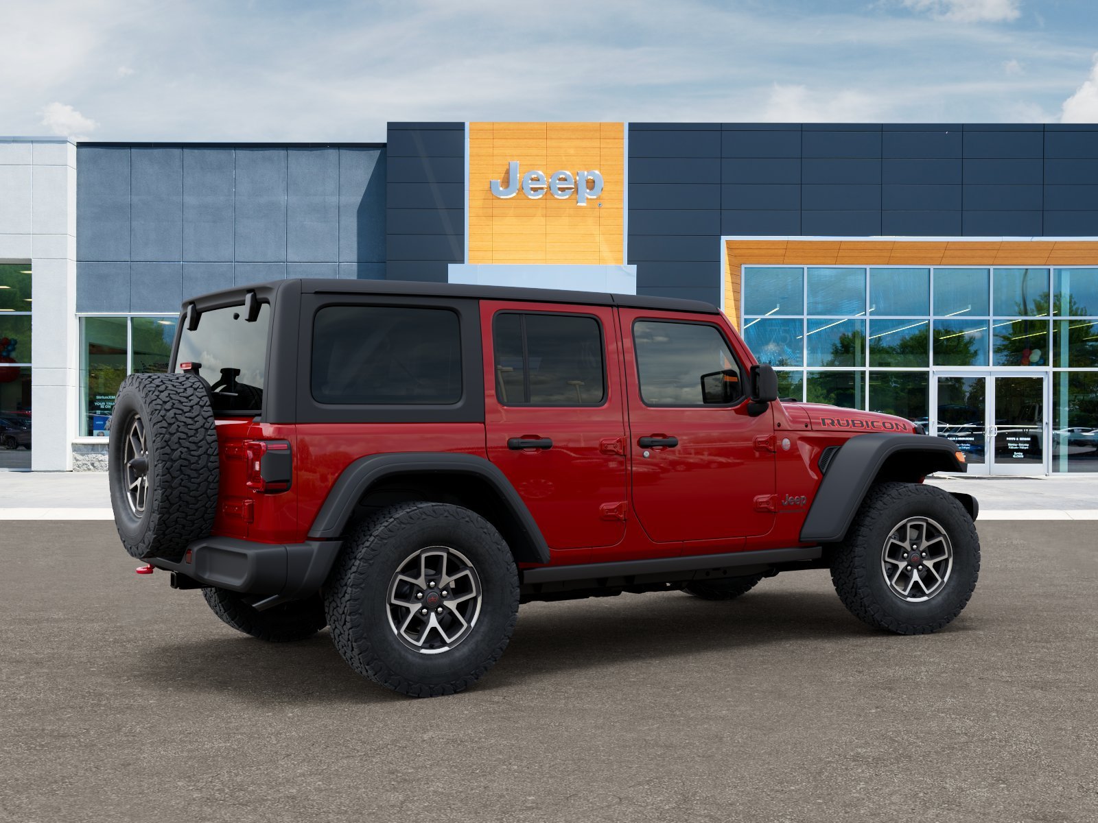 New 2026 Firecracker Red Clear-Coat Exterior Paint Jeep Rubicon image 30