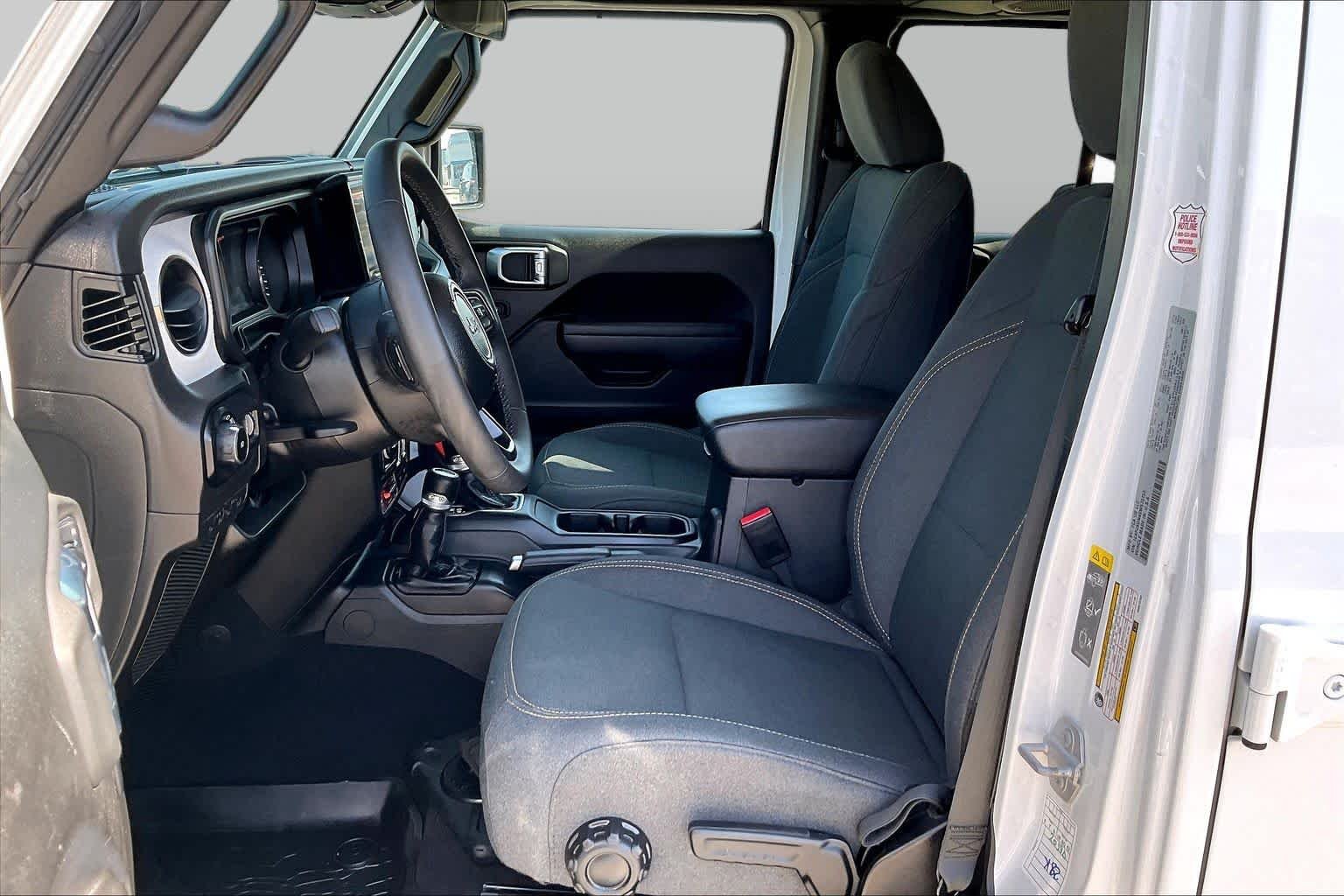 Used 2025 Bright White Clearcoat Jeep Willys image 8