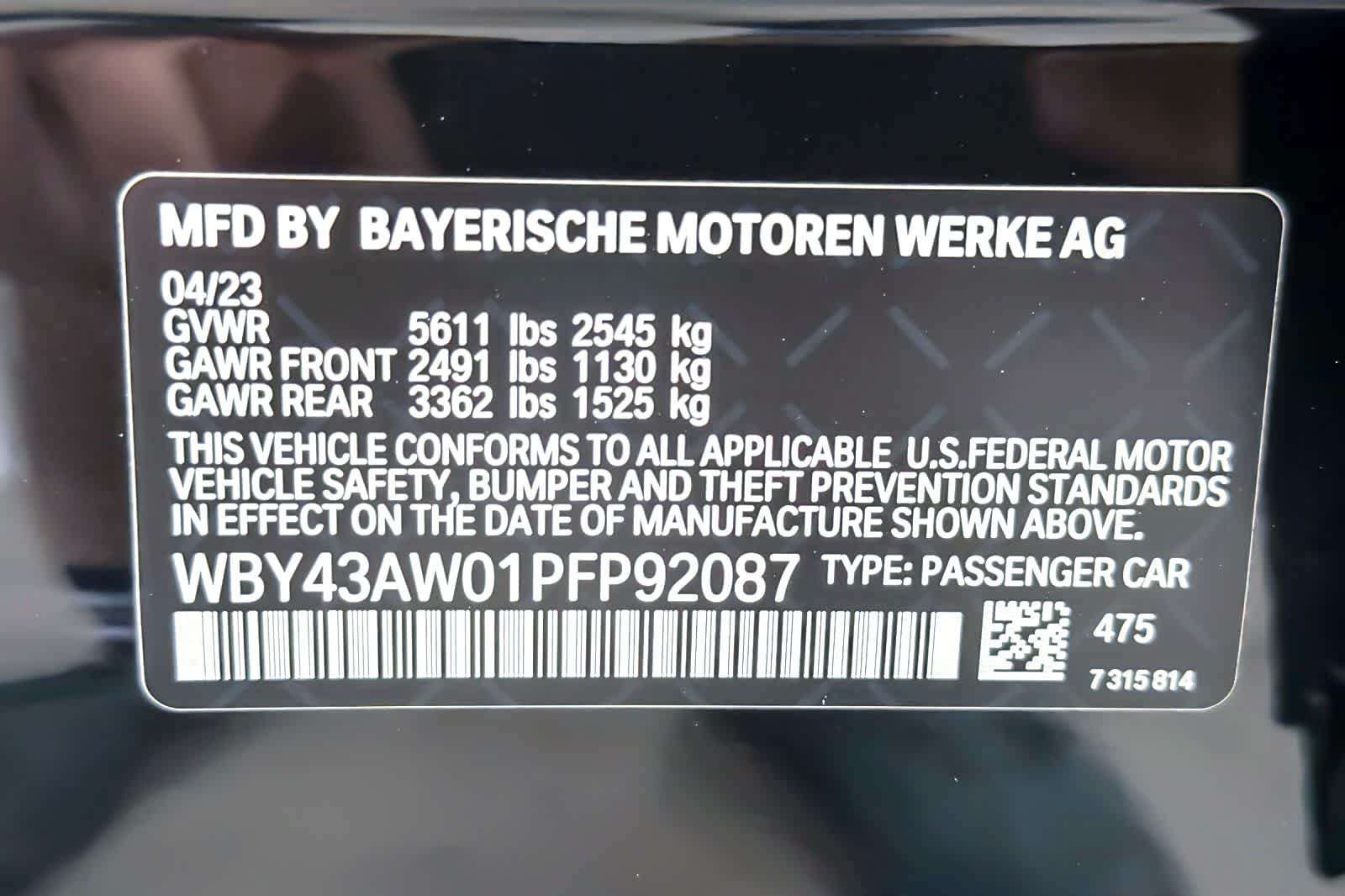 Used 2023 Black Sapphire Metallic BMW eDrive35 image 28