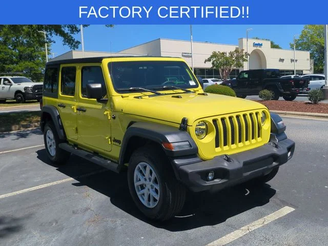 Used 2023 Yellow Jeep Sport S image 7