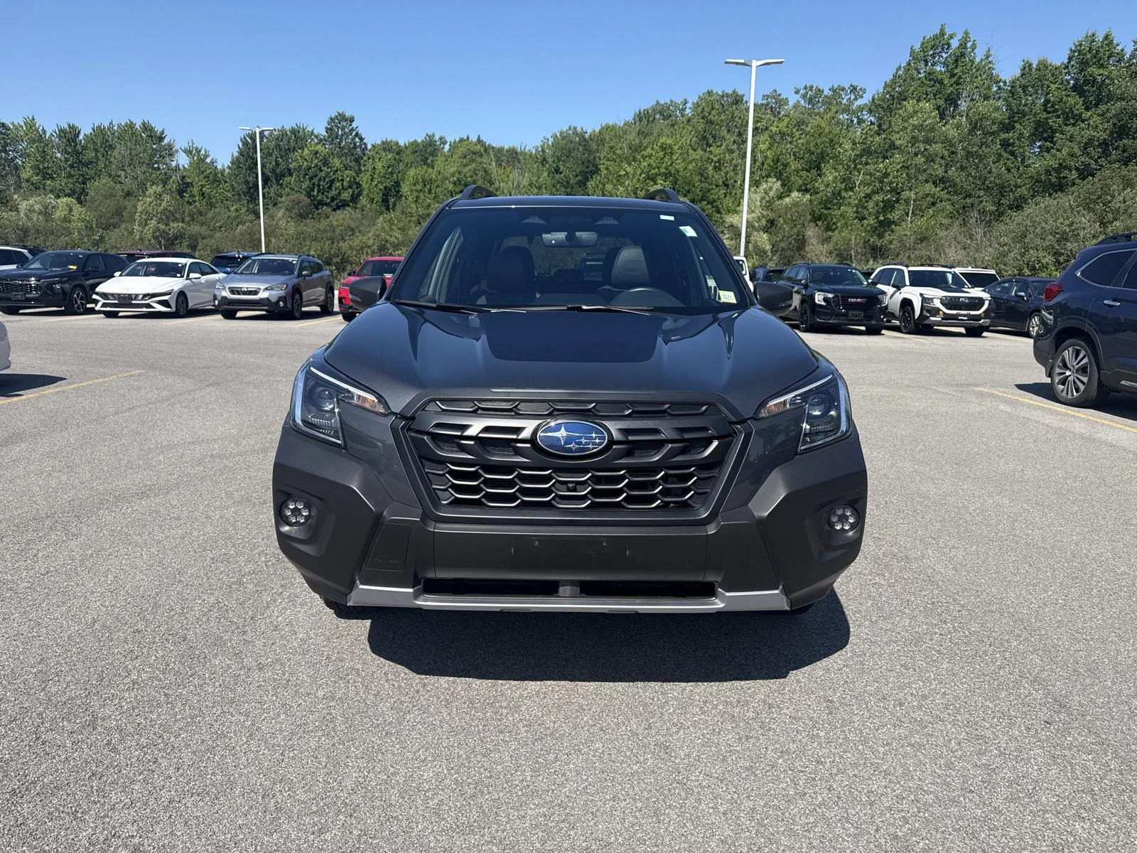 Used 2024 Magnetite Gray Metallic Subaru Wilderness image 2