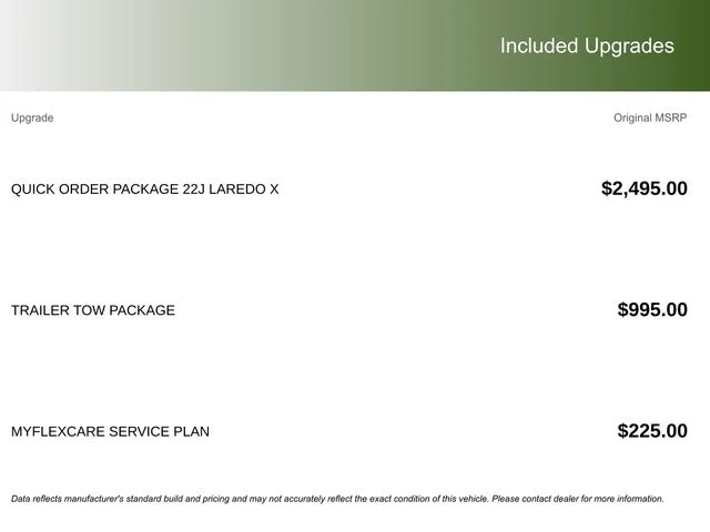 New 2026 White Jeep Laredo X image 3