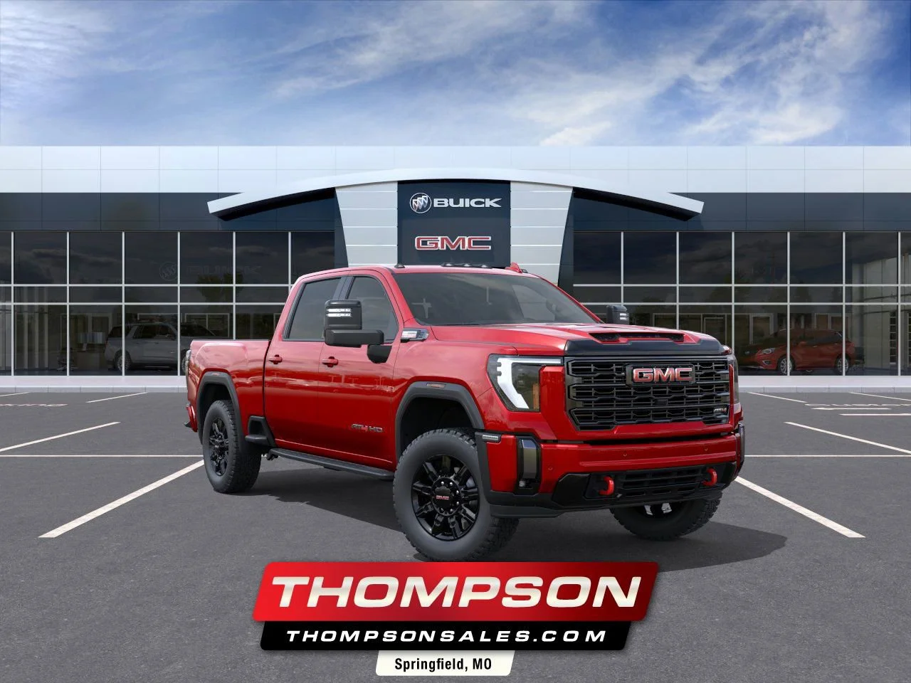 New 2026 Volcanic Red Tintcoat GMC AT4 image 1