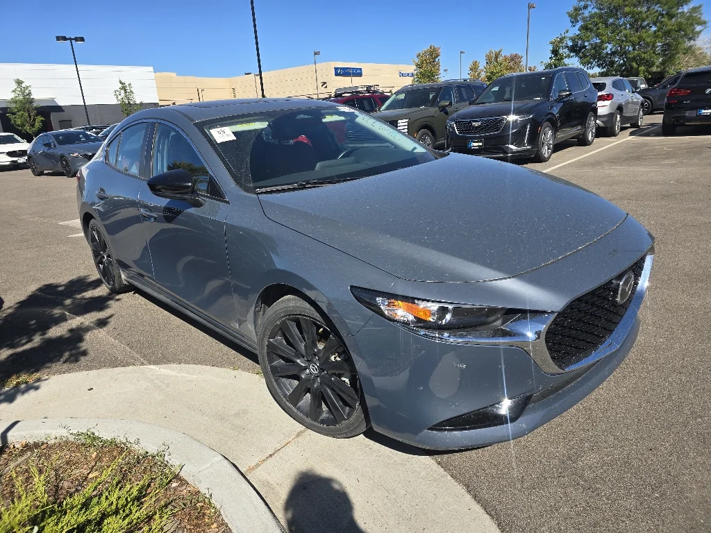 Used 2025 Polymetal Gray Metallic Mazda 2.5 S Carbon Edition image 9