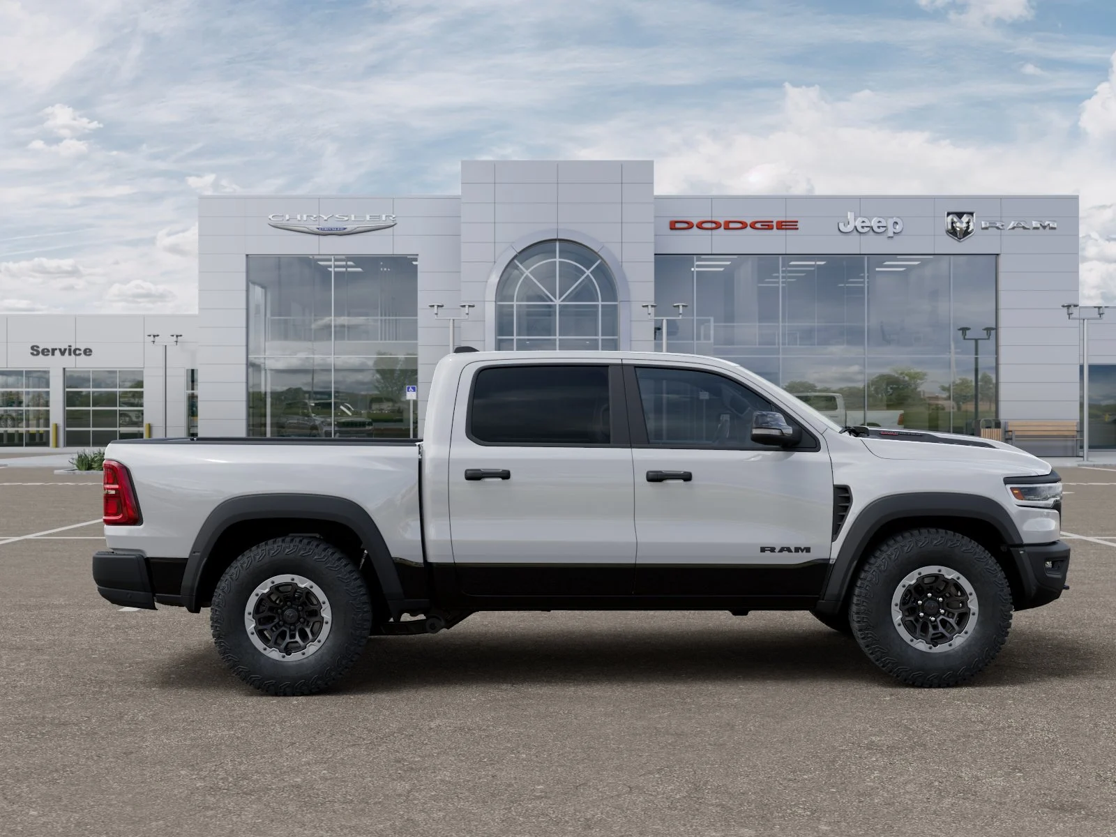 New 2026 Bright White Clear-Coat Exterior Paint RAM RHO image 54