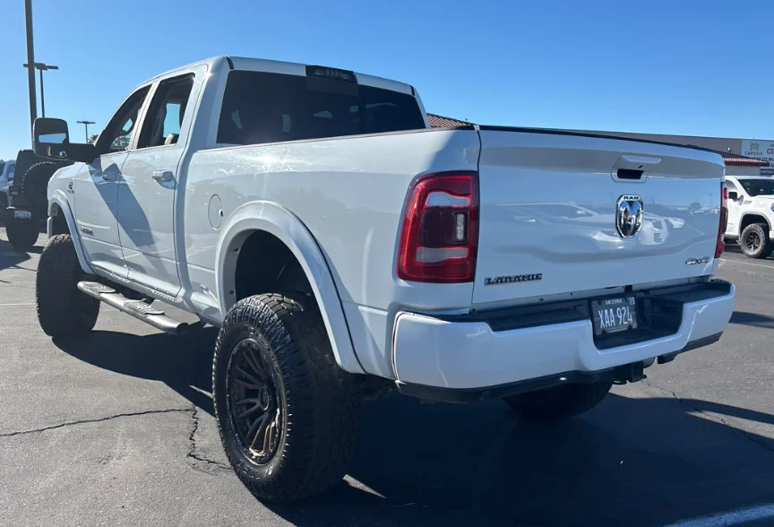 Used 2023 Bright White Clearcoat Ram Laramie image 3