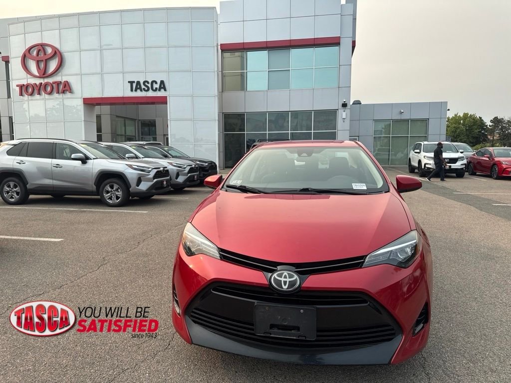Used 2018 Red Toyota LE image 1