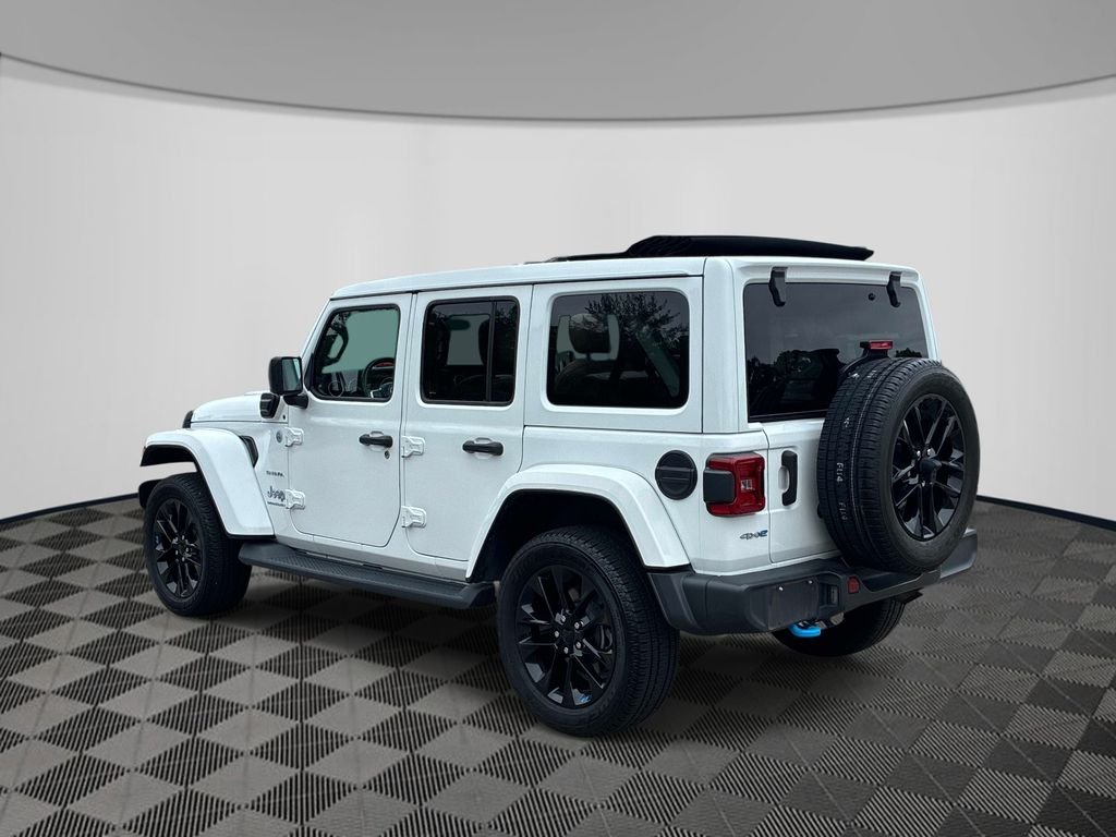 Used 2023 White Jeep Sahara 4xe image 5