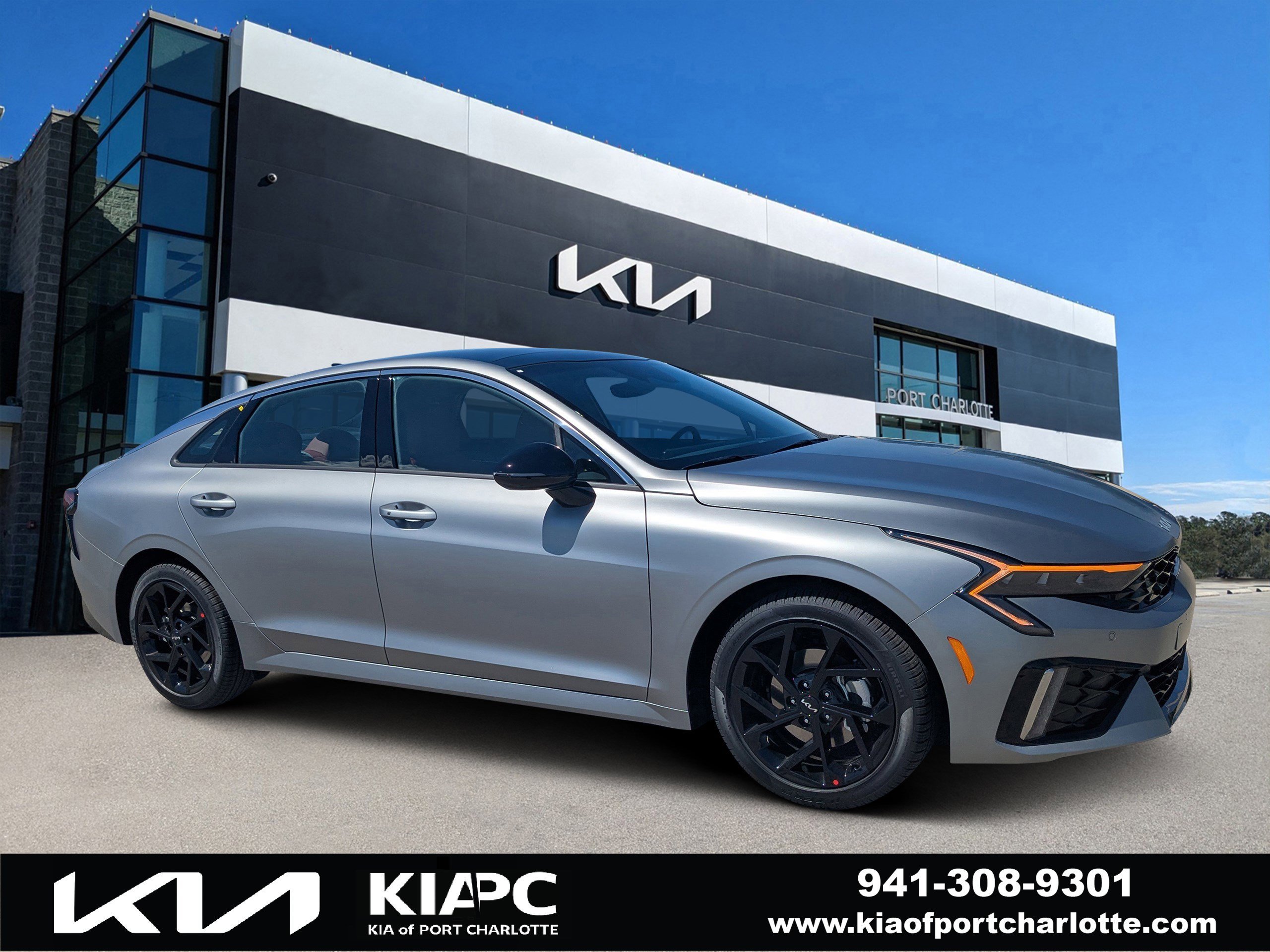 New 2026 Steel Matte Gray Kia GT-Line FWD image 1